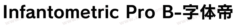 Infantometric Pro B字体转换